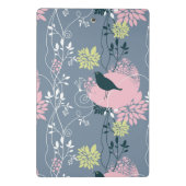 Floral Pattern Mini Klembord (Achterkant)