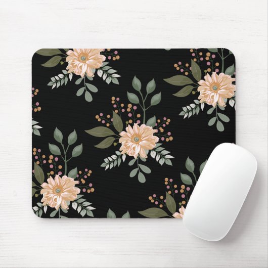 Floral Pattern Mousepad Muismat (Met muis)