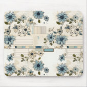  Floral Pattern Muismat (Voorkant)