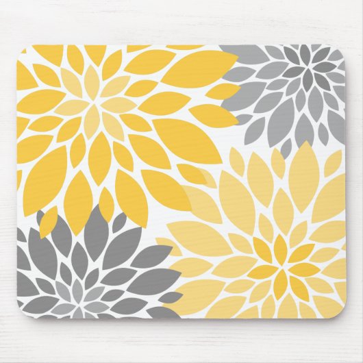 Floral Pattern Muismat (Voorkant)