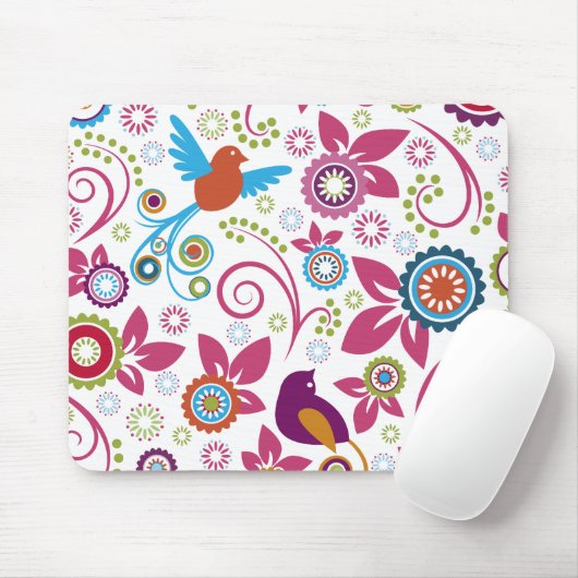 Floral Pattern Muismat (Met muis)