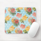  Floral Pattern Muismat (Met muis)