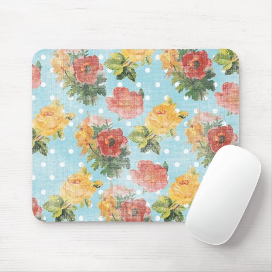 Floral Pattern Muismat (Met muis)