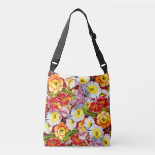  Floral Pattern  Nice Spring Primrose Crossbody Tas