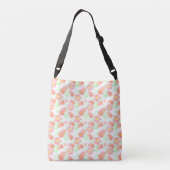 Floral pattern no1 crossbody tas (Achterkant)