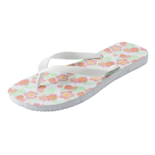 Floral pattern no1 teenslippers (Schuin)