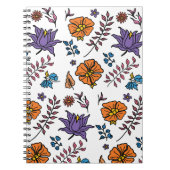 Floral Pattern Notebook Notitieboek (Voorkant)