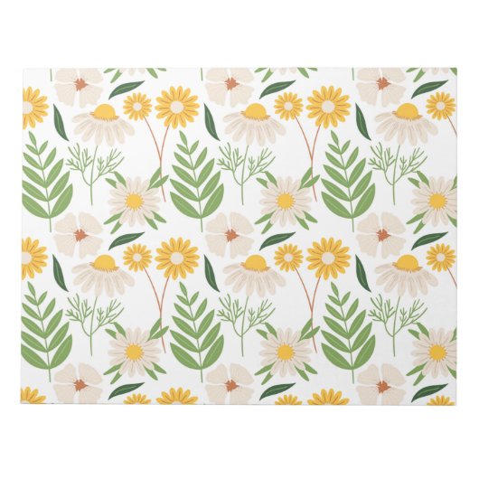 Floral Pattern Notitieblok (Voorkant)