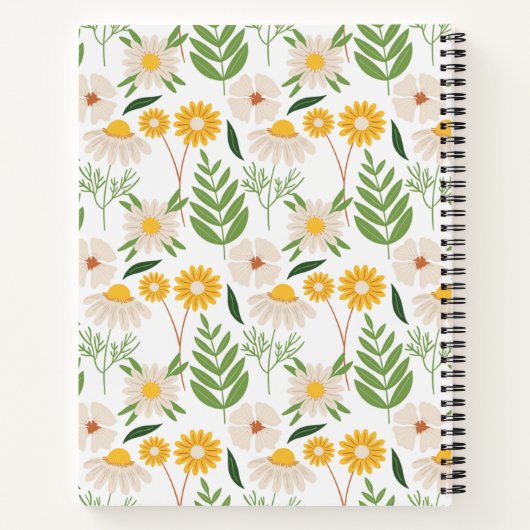 Floral Pattern Notitieboek (Achterkant)