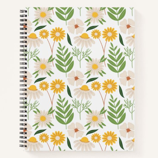 Floral Pattern Notitieboek (Voorkant)