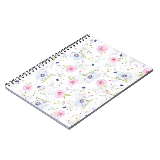 Floral Pattern Notitieboek (Linkerzijde)