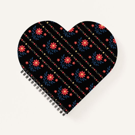 Floral Pattern Notitieboek (Voorkant)