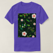 Floral Pattern of Renewal Sterkte and vibration T-shirt (Design voorkant)