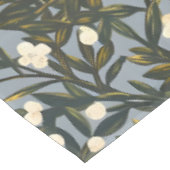 Floral pattern on  dusty blue-gray background tafelkleed (Gekanteld)