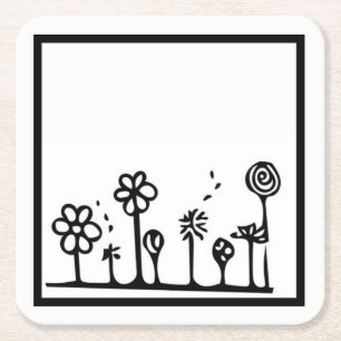 Floral Pattern Onderzetter