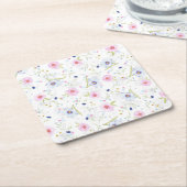  Floral Pattern Onderzetter (Schuin)