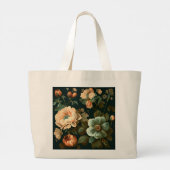 FLORAL PATTERN ONTWERP GROTE TOTE BAG (Achterkant)