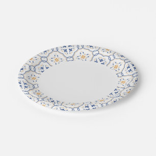 Floral Pattern Papieren Bordje