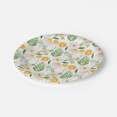 Floral Pattern Papieren Bordje (Gekanteld)