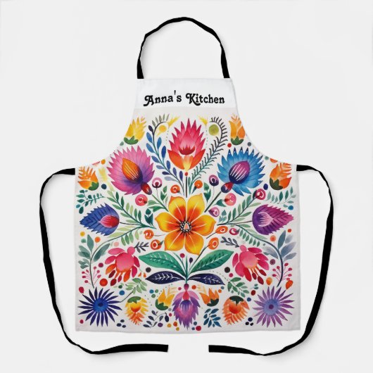 Floral Pattern Personalized Schort (Voorkant)