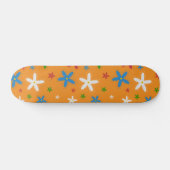 Floral Pattern Persoonlijk Skateboard (Horizontaal)