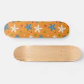 Floral Pattern Persoonlijk Skateboard (Horizontaal)