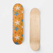 Floral Pattern Persoonlijk Skateboard (Voorkant)