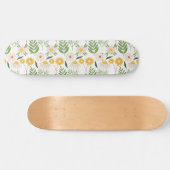 Floral Pattern Persoonlijk Skateboard (Horizontaal)