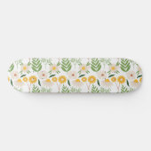 Floral Pattern Persoonlijk Skateboard (Horizontaal)