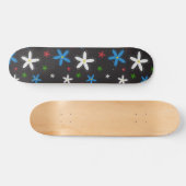 Floral Pattern Persoonlijk Skateboard (Horizontaal)
