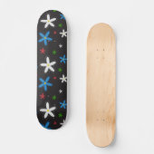 Floral Pattern Persoonlijk Skateboard (Voorkant)