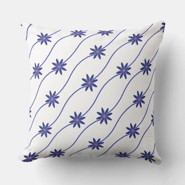 Floral Pattern Pillow Kussen (Voorkant)