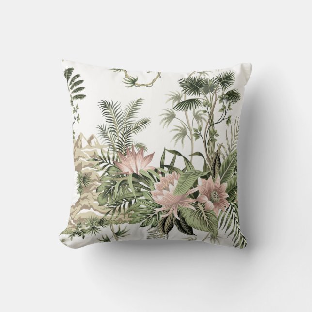 Floral Pattern Pillow Kussen (Voorkant)