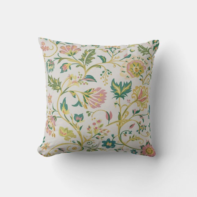 Floral Pattern Pillow Kussen (Voorkant)