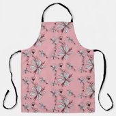 FLORAL PATTERN PINK ACHTERGROND SCHORT (Voorkant)