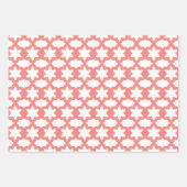 Floral Pattern Pink Green and Grey Inpakpapier Vel (Voorkant 2)