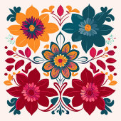 Floral Pattern Plunjezak