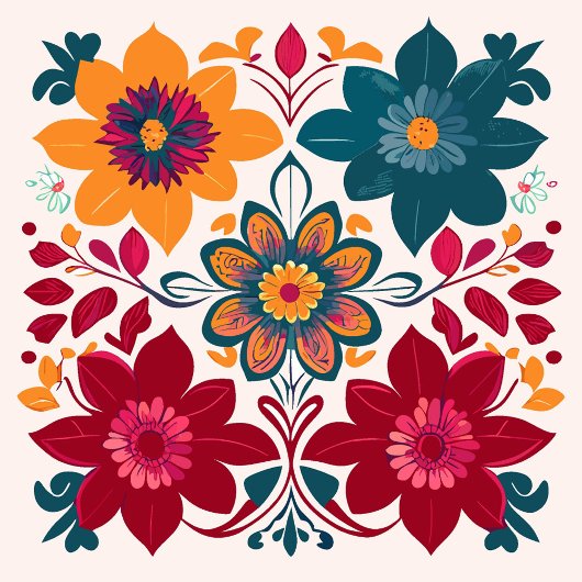 Floral Pattern Plunjezak