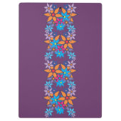 Floral Pattern Pop Art. 7 Klembord (Achterkant)