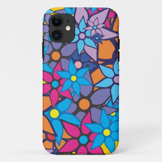 Floral Pattern Pop Art Case-Mate iPhone Case (Achterkant)