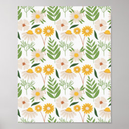 Floral Pattern Poster