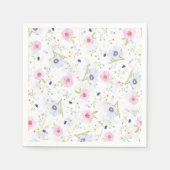 Floral Pattern Poster Jigzaag Puzzle Gift B Servet (Voorkant)