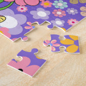 Floral Pattern Puzzle Legpuzzel (Zijkant)