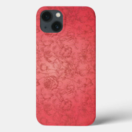  Floral Pattern roze Case-Mate iPhone Case