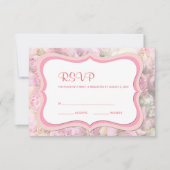 Floral Pattern RSVP Kaartje (Voorkant)