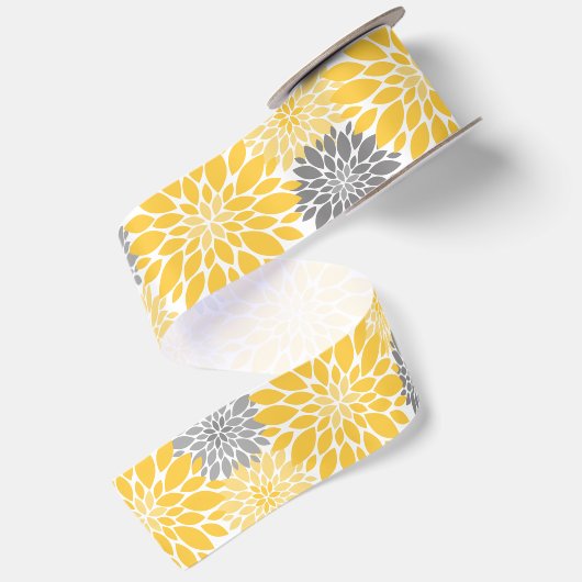 Floral Pattern Satijnen Lint (Achterkant)