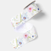 Floral Pattern Satijnen Lint (Achterkant)