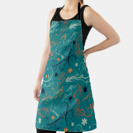 Floral Pattern Schort – Zomer Keuken Stijl