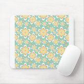 Floral Pattern Seamless Flowers Muismat (Met muis)