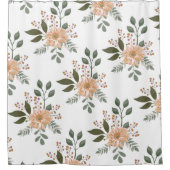 Floral Pattern Shower Curtain Douchegordijn (Voorkant)